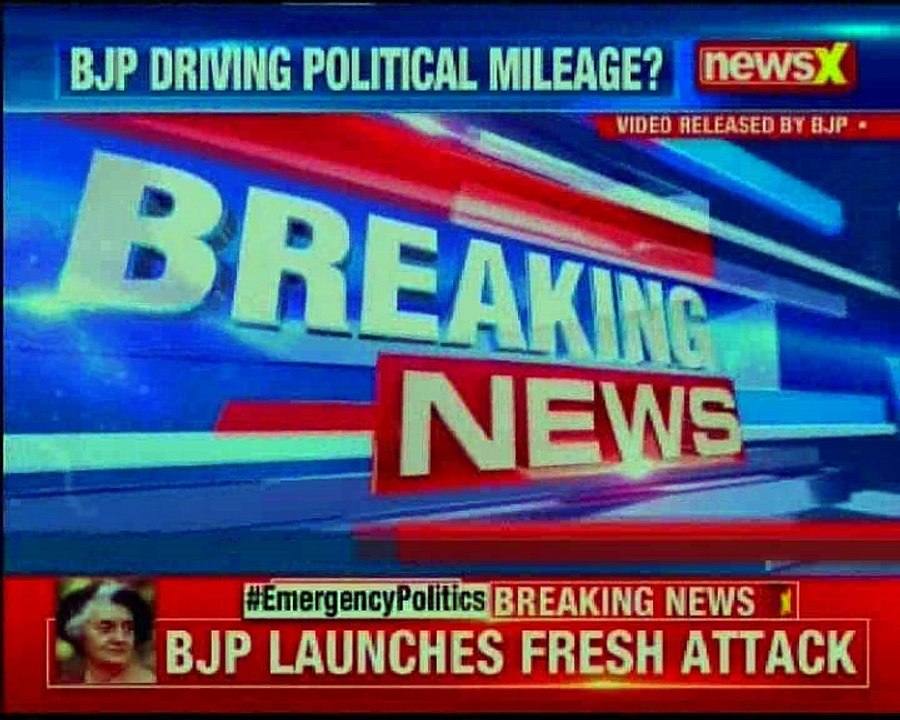 Twitter war over emergency anniversary; BJP releases 2 minute 20 seconds video