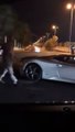 فيديو حادث تصادم بين فيراري 458 ومرسيدس SLS في جدة