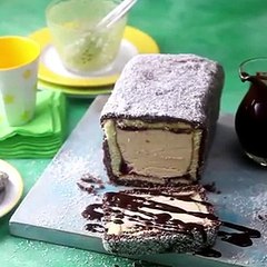 فيديو طريقة تحضير حلوى اللامينغتون بالآيس كريم