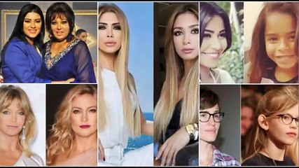 فيديو بنات 10 نجمات ملامحهن نسخة عنهن: الفرق بينهن منعدم!