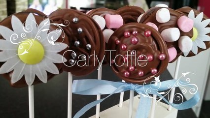 طريقة صنع اللولي بوب من الشوكلاتة