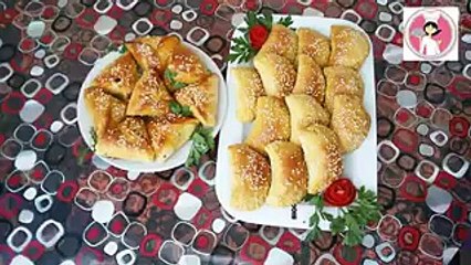 طريقة عمل فطائر هشة بعجينة الزبادي بالفيديو