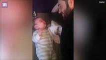 شاهد بالفيديو.. طفل عمره 3 أشهر فقط يقول لوالده 