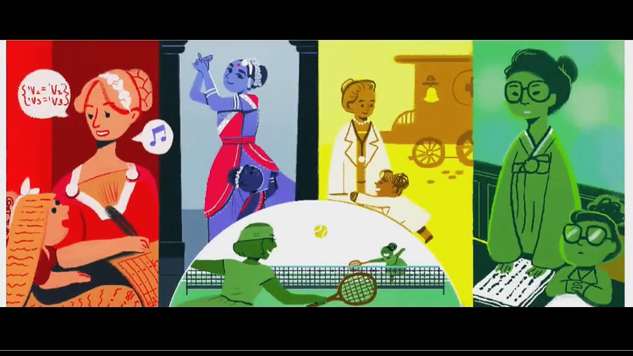 فيديو 13 امرأة يتصدرن احتفال جوجل باليوم العالمي للمرأة.. تعرفوا عليهن