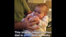 شاهد ماذا فعل هذا الأب عندما تُرك بمفرده مع طفلته الرضيعة!