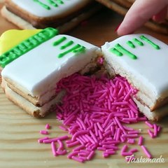 فيديو طريقة رائعة لتزيين الكوكيز سيعشقها طفلك