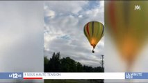 USA : Les impressionnantes images d'une montgolfière qui touche des lignes électriques - VIDÉO