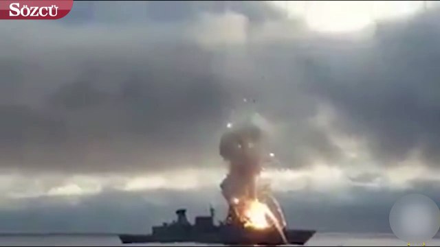 Alman savaş gemisinde korkunç patlama