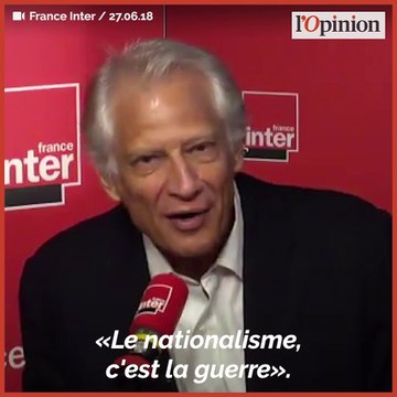 «La guerre nous pend au nez en Europe», prévient Dominique de Villepin