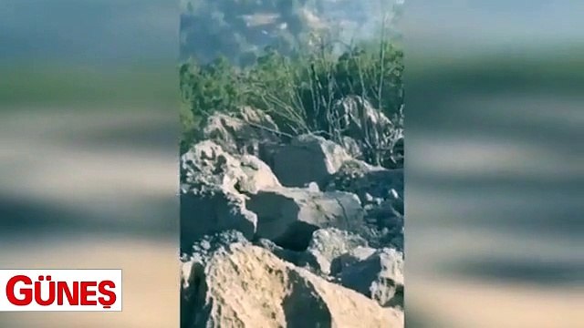 PKK'lı kadın teröristin kıskıvrak yakalandığı o anlar