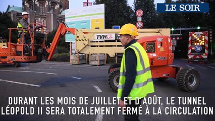 A partir du 1er juillet, le tunnel Léopold II sera fermé pour rénovation