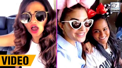 Jacqueline Daisy Arpita Khan Visit Disneyland In The US | Video