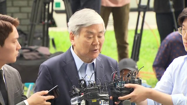 조양호 회장 검찰 출석... 검찰 조사 성실히 임하겠다 / YTN