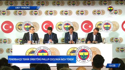 Teknik Direktörümüz Phillip Cocu'nun İmza Töreni