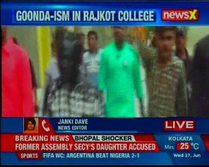 ABVP activists attack Professor in Rajkot; assault Professor blacken Professor's face