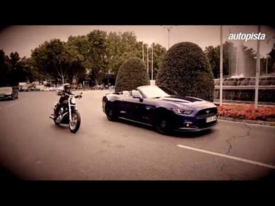 Un Ford Mustang y una Harley Davidson: una bonita historia de amor... en Madrid