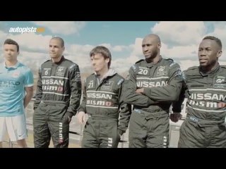 Los futbolistas del Manchester City convertidos en pilotos