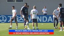 Prancis Latihan Menjelang Laga Melawan Argentina