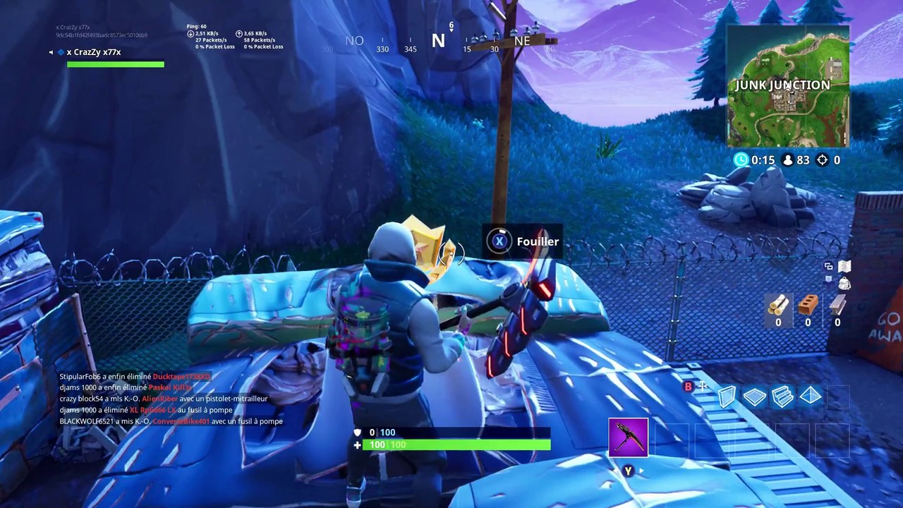 Défis semaine 9 sur Fornite - Battle Royale
