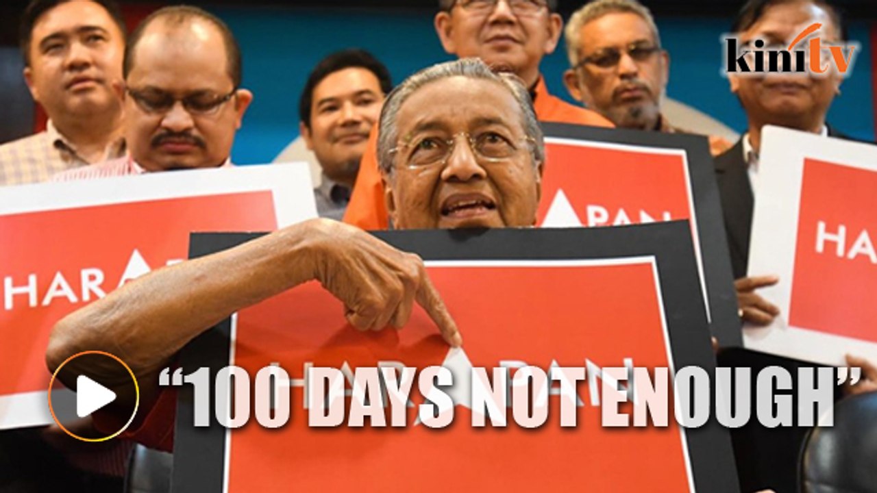 PM: Harapan manifesto ‘difficult to implement’, 100 days not enough