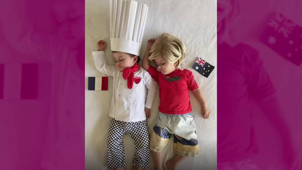 Coupe du monde : une maman habille ses jumelles aux couleurs des équipes