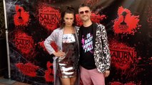 Natasha Halevi and Sean Gunn 2018 Saturn Awards Red Carpet