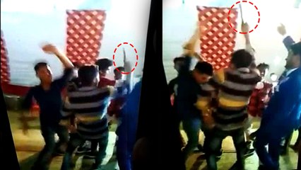 पुलिस चौकी से मात्र कुछ दूरी पर पार्टी में खुलेआम हुआ तमंचे पर डिस्को, देखें VIDEO