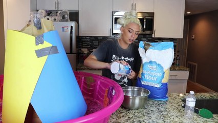 DIY GIANT VOLCANO! HUGE EXPLOSION SO CRAZY