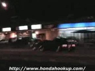 (arrancones) ford mustang gt vs honda civic si