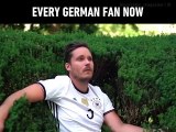 Фанаты сборной Германии после вылета с ЧМ по футболу