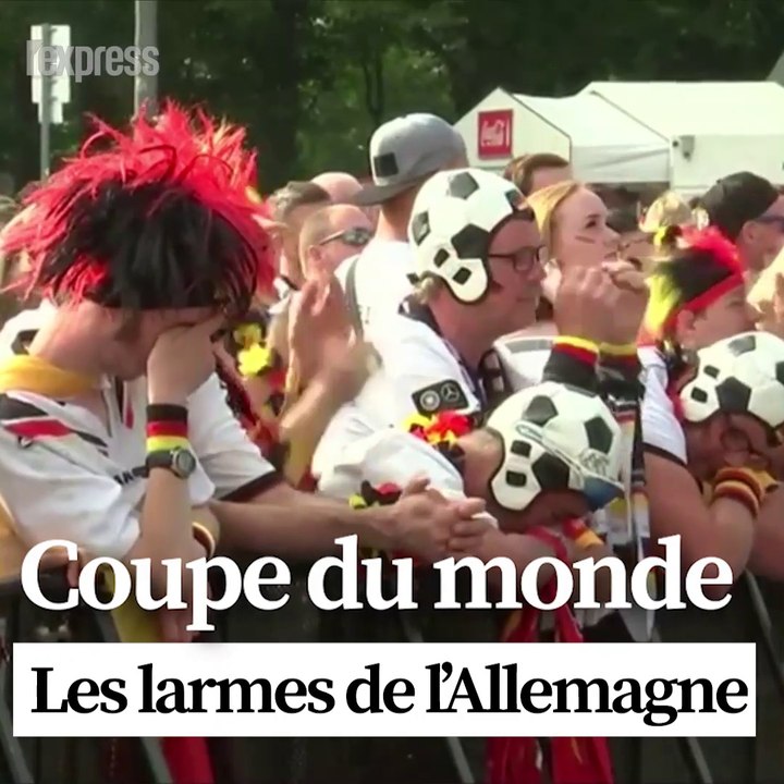 Coupe du monde: les larmes de l'Allemagne