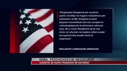 Vlahutin: BE njohu progresin me reformat - News, Lajme - Vizion Plus