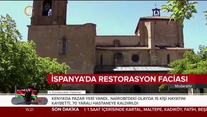 İspanya'da restorasyon faciası
