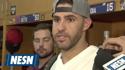 J.D. Martinez stays humble when asked about making Red Sox history