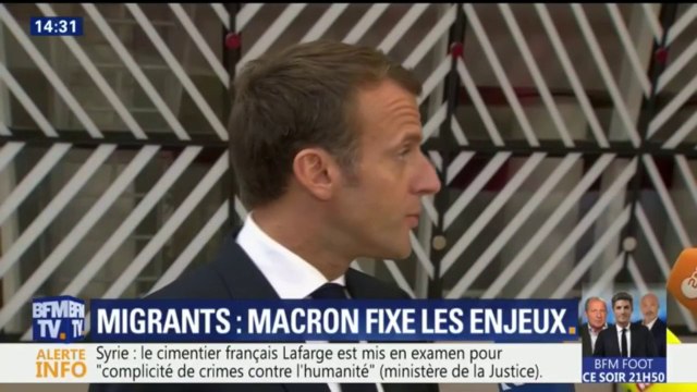Migrants: Emmanuel Macron défendra des solutions européennes de coopération