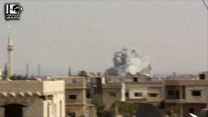 30 قتيلا في قصف جوي روسي وسوري على درعا