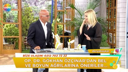 Op. Dr. Gökan Özçınar'dan bel ve boyun ağrıları için öneriler