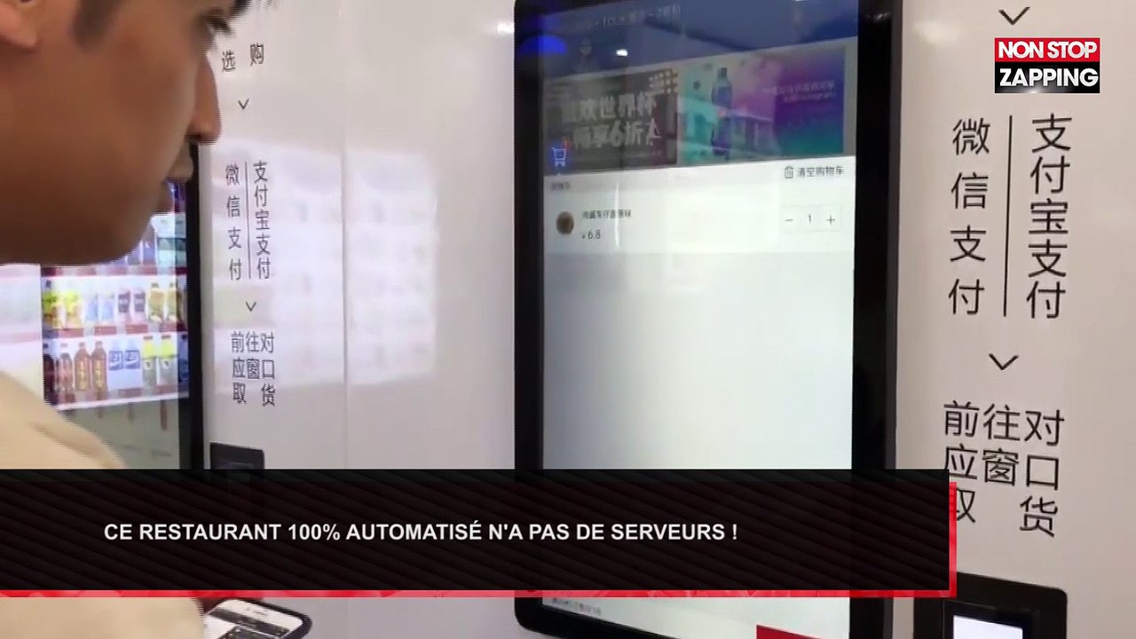 Chine : Ce restaurant 100% automatisé n'a pas de serveurs ! (Vidéo)