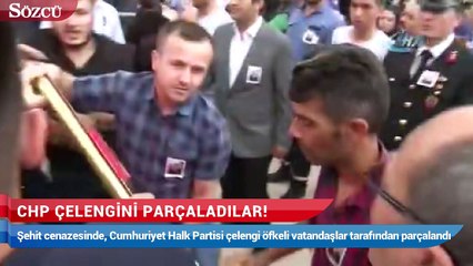 CHP çelengini parçaladılar