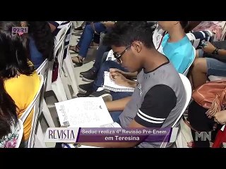 Revista MN:  Seduc realiza 4ª revisão Pré-Enem em Teresina
