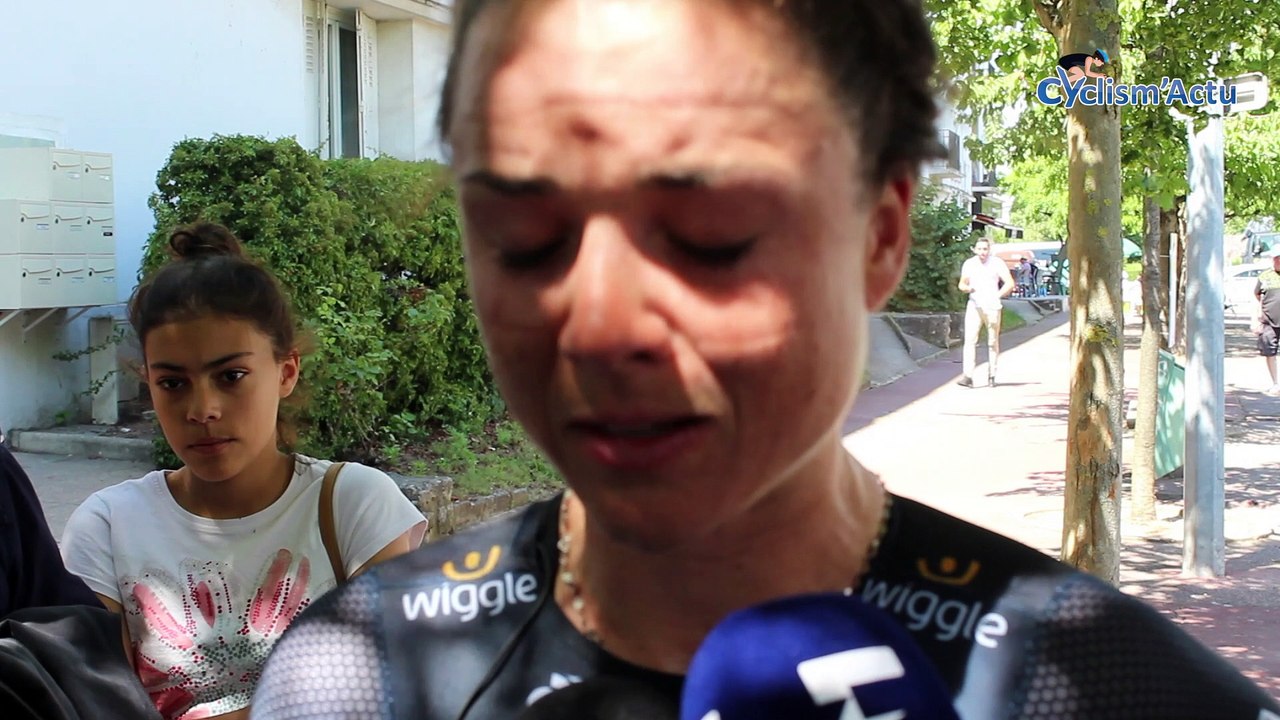 Championnats de France 2018 - Chrono Dames - L'émotion d'Audrey Cordon-Ragot après son 4e titre consécutif de championne de France