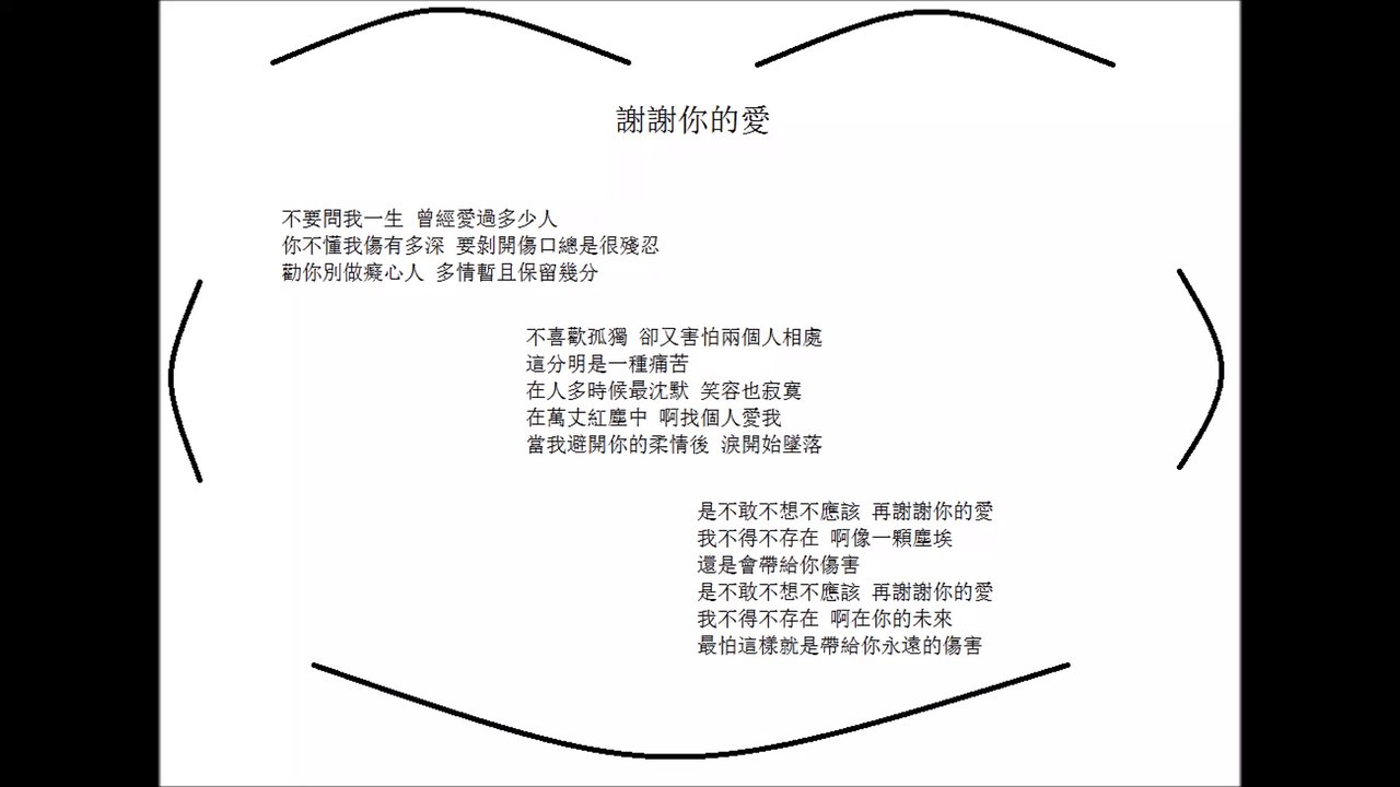 Chinese music Thank You For Your Love 謝謝你的愛-劉德華