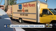 Chandler couple: Moving company held items ransom for more money than agreed on