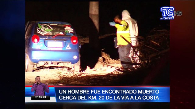 Un hombre fue encontrado muerto cerca del km. 20 de la vía a la costa