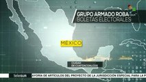 México: reportan robo de  2 mil 800 boletas electorales en Veracruz