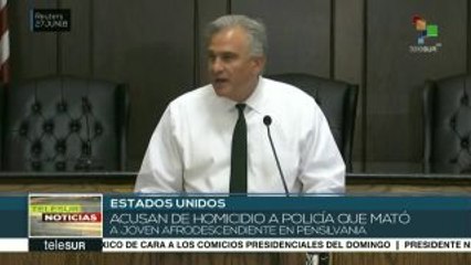 Acusan de homicidio a política que mató a afrodescendiente en EE.UU.