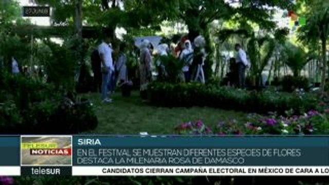 Siria: regresa a Damasco el tradicional Festival de las Flores