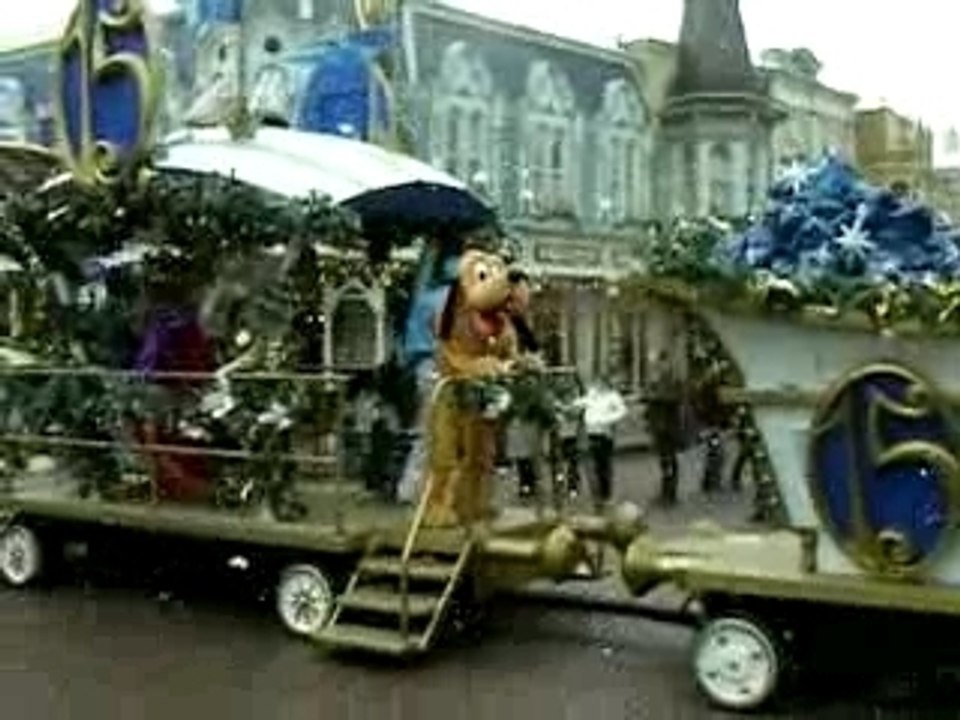 parade disney neige
