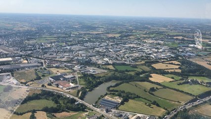 Dans les airs au-dessus de l’A 81...