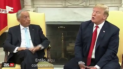 Trump pregunta por Cristiano al presidente de Portugal y se lleva un zasca que nunca olvidará (PT)
